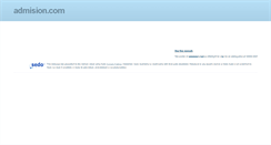 Desktop Screenshot of admision.com